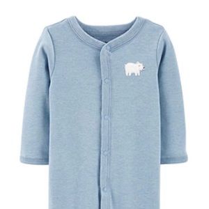 🐸 NWT Carter’s 3mos Polar Bear Sleep & Play